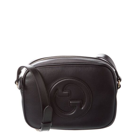 Gucci Handbags - Gucci Blondie Mini Leather Camera Bag, Black